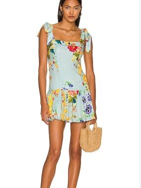 agua bendita joaquina mini dress Agua Bendita Joaquina Zola Dress in Multicolor